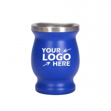 8oz Stainless Yerba Mate Mugs Gourd Shape